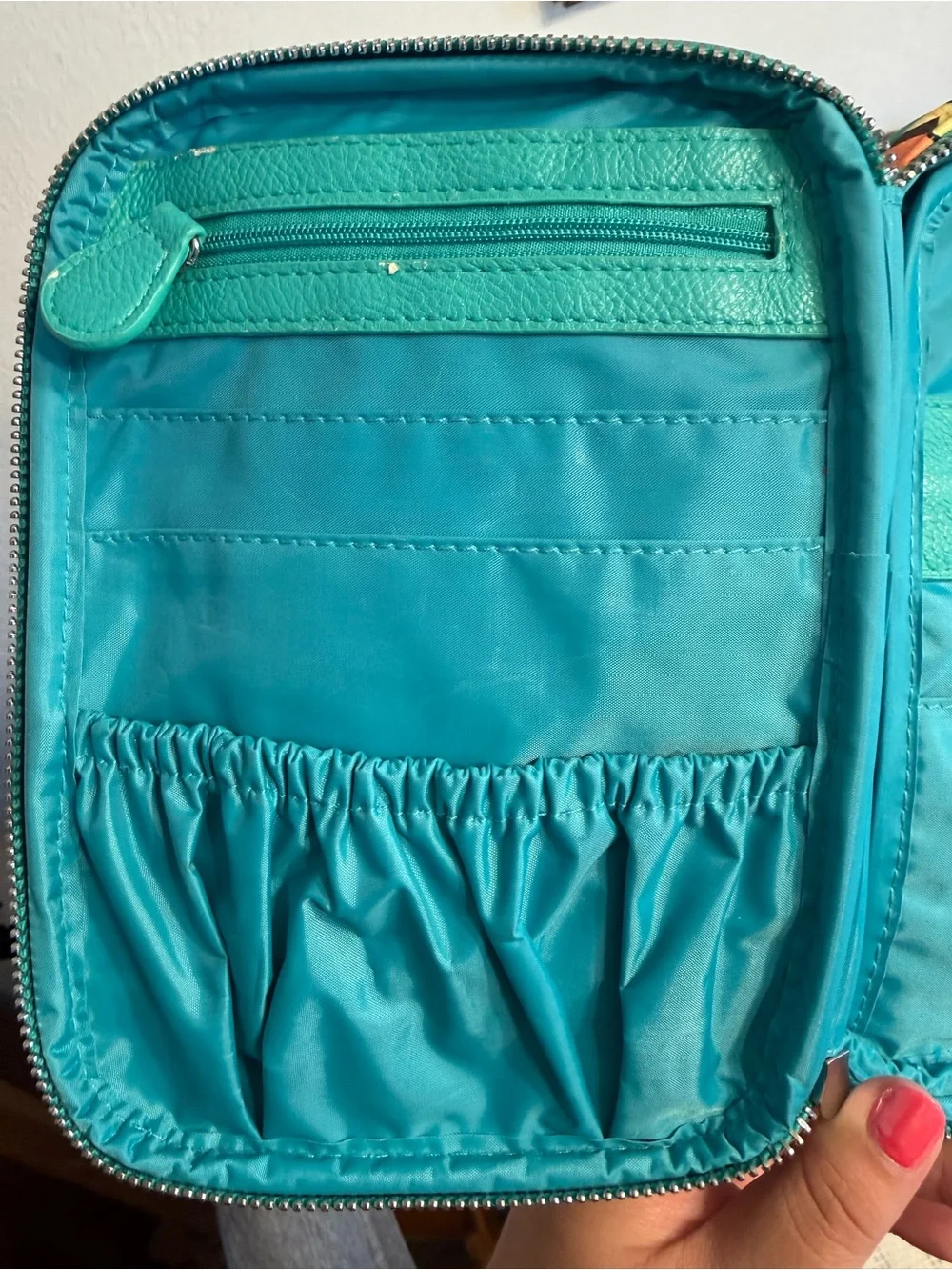 Colorful Travel Tech Organizer